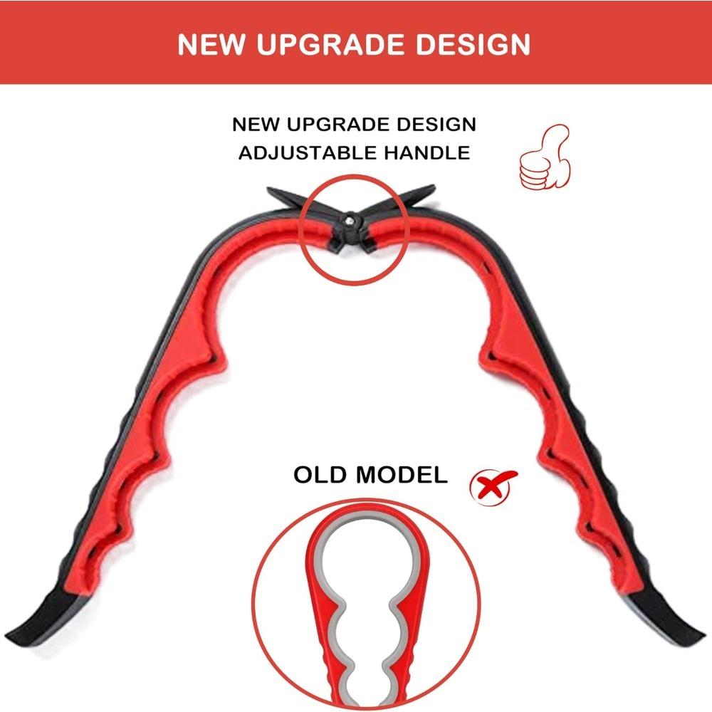 Verbesserter Dosenöffner Multifunktionaler Dosenöffner Flaschenöffner mit Silikongriff Bequem für Kinder und ältere Menschen zu benutzen