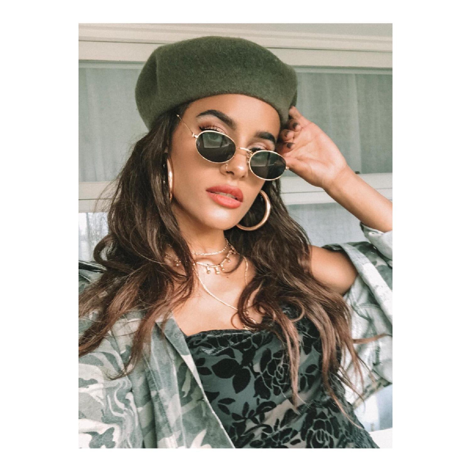 

Солнцезащитные очки эллипс унисекс черное золото чёрный