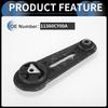 INFINAUTO Compatible with Nissan Serena C25 Engine Motor Mount Black 1pc