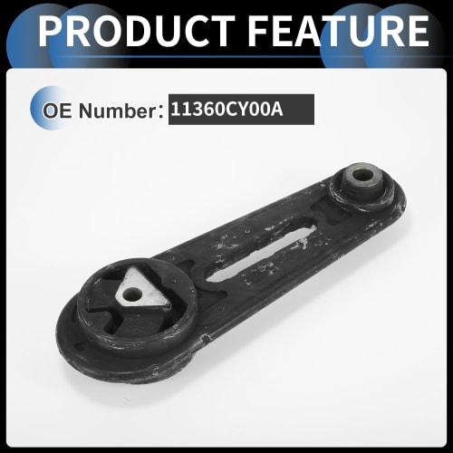 INFINAUTO Compatible with Nissan Serena C25 Engine Motor Mount Black 1pc