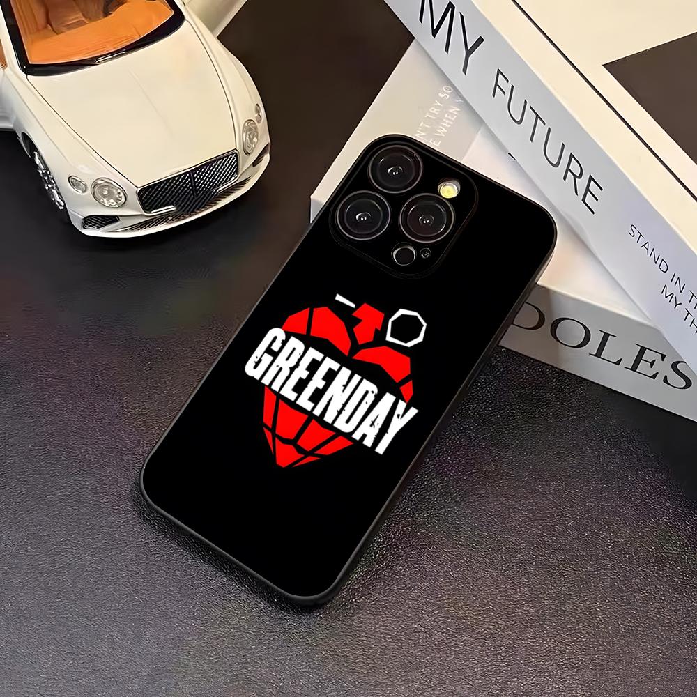 G-Green Day Band Phone Case For 16 Pro Max Iphone 17 Pro Max 14 15 Plus 12 13 11 Pro Xr X Xs SE Back Cover