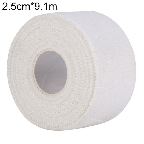 

1 Roll Athletic Sport Training Finger Wrist Knee Cotton Joints Support Tape 2.5cmx9.1m білий