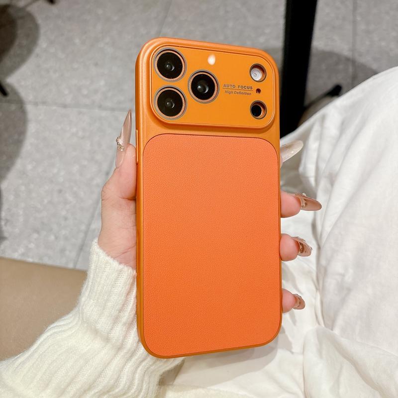 Luxury Cortex Leather Phone Case For iPhone 11 12 13 14 15 16 17 Pro Max 17 Plus Shockproof Bumper Back Cases Cover