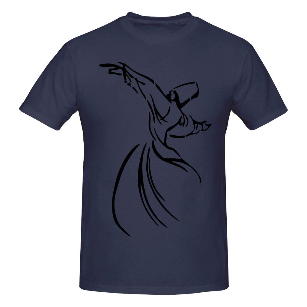 Whirling Dervish Art Sufi Mystic Art American Style Tshirt Urban Commuting Antipilling Tee
