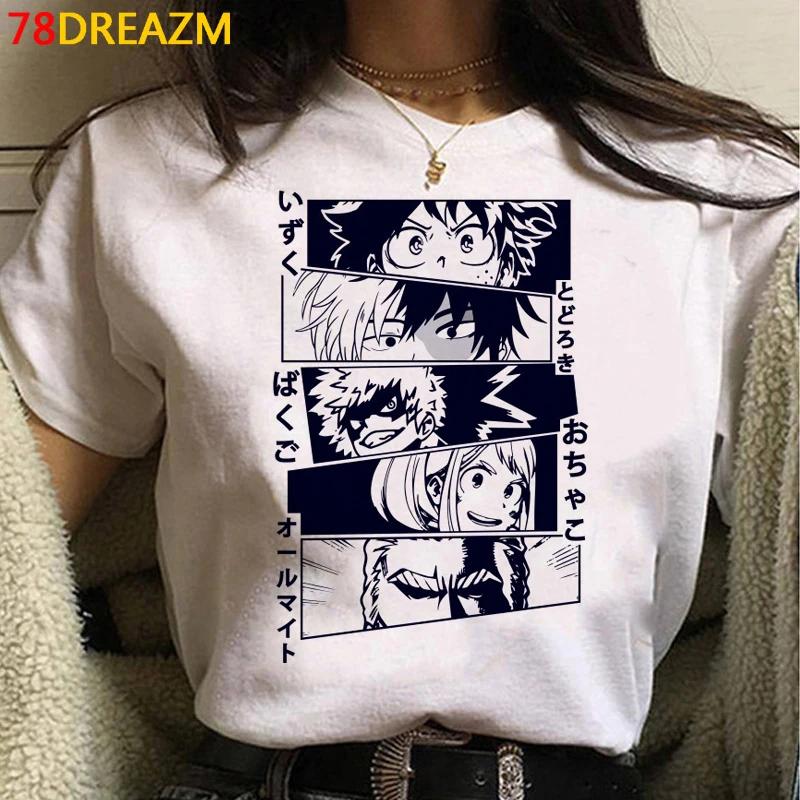 My Hero Academia Top Tees T Shirt Unisex  Harajuku Kawaii Tumblr T-shirt Tshirt  Vintage