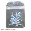 Transform Your Nails With 50pcs Blue Tears Cats Eye Matte Decorations Nail Decors For Parties Weddings And More
