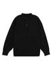 Men's Trendy High-End Henley Collar Sweater - Casual, Warm, Knitwear for Autumn/Winter