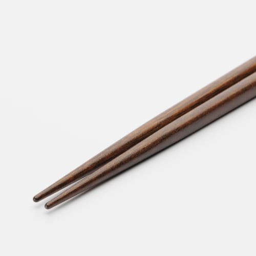 Sunlife Chopsticks, Dishwasher Safe, Adult, Long, Cute, 22.5cm, Shimaenaga (Long-tailed Tit) Design, Natural Wood, Brown, Made in Japan, H-06758