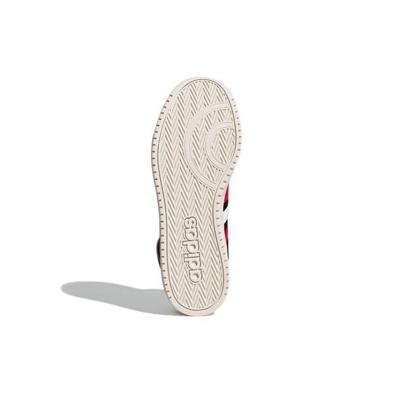 Adidas Hoops 2.0 Mid 'Black Red White' Sneakers FY5198