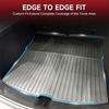 Floor Mats For Tesla Model Y Standard RWD 2026 TPE Seat Backrest Pad Front Rear Trunk Mat All Weather Wear-Resistant Cargo Liner