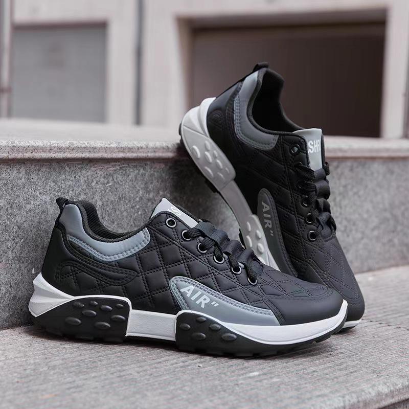 Men's Shoes Low-top Men's Casual Sports Shoes Fashion Lace-up Dad Shoes Comfortable Soft-soled Running Shoes Men