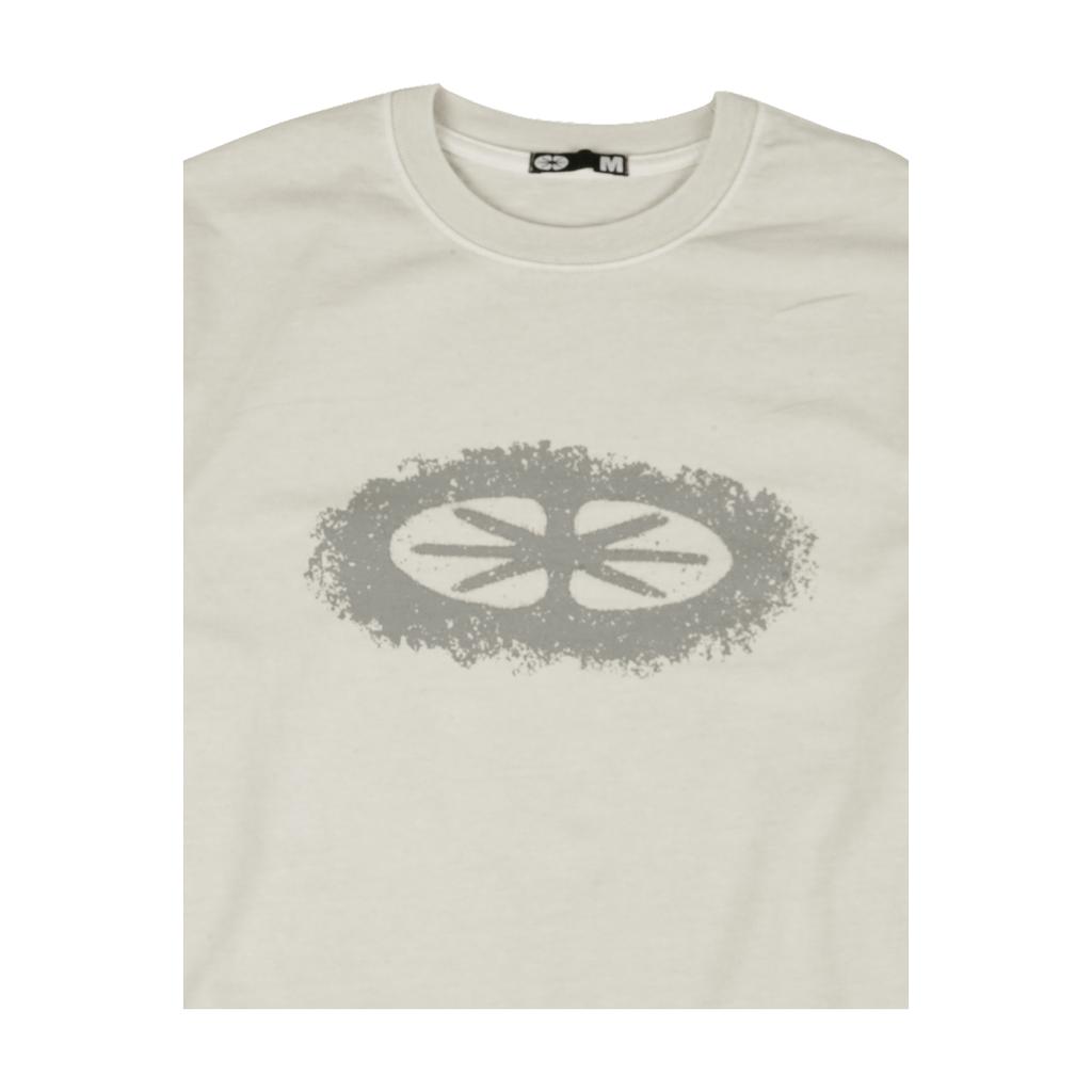 Ialtial Pigment Dyed Star Logo Ls T-Shirt Cream