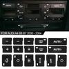 1x Adesivi per riparazione pulsanti controllo aria condizionata aria condizionata auto Decalcomanie Decorazioni per lo styling per A4 B6 B7 2000 2001 2002 2003 2004
