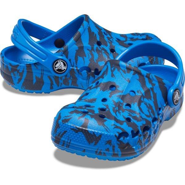 Crocs Baya Seasonal Print Clog Toddler 206180 4jl 2061804JL (marble blue)/C7(140mm)