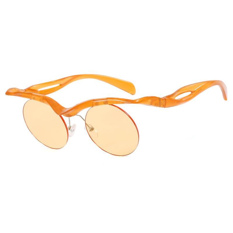 

Stylish Round Frameless Women s Sunglasses Vintage Trend Spring and Summer Bright Colors Suitable for Shopping and Vacation Use