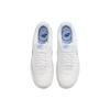 Nike Court Vision 1 Låg Bekväm Lågtoppad Skateboardskor Dam Vit Blå CD5434-115
