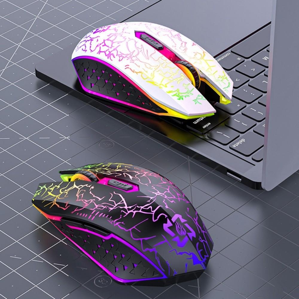 Dual-mode 2.4G Wireless Mouse Bluetooth Rechargeable Mouse Cool Laptop Wireless Mouse  PC