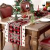 Merry Christmas Christmas Table Runner Faceless Gnome Snowman Table Cover  Home Party Decor