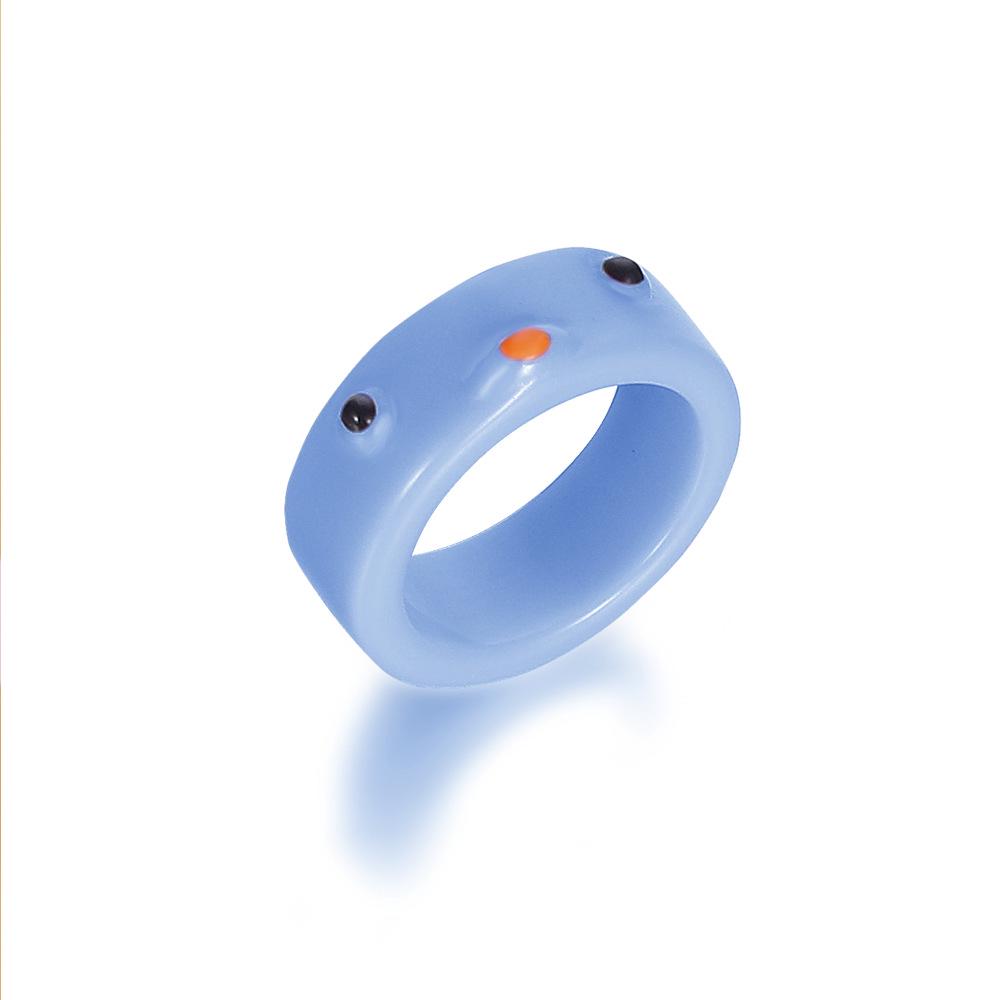 Anello in Resina a Forma di Rana Cartone Animato Bizzarro: Stile Carino e alla Moda per l'Indice o il Dito dell'Articolazione