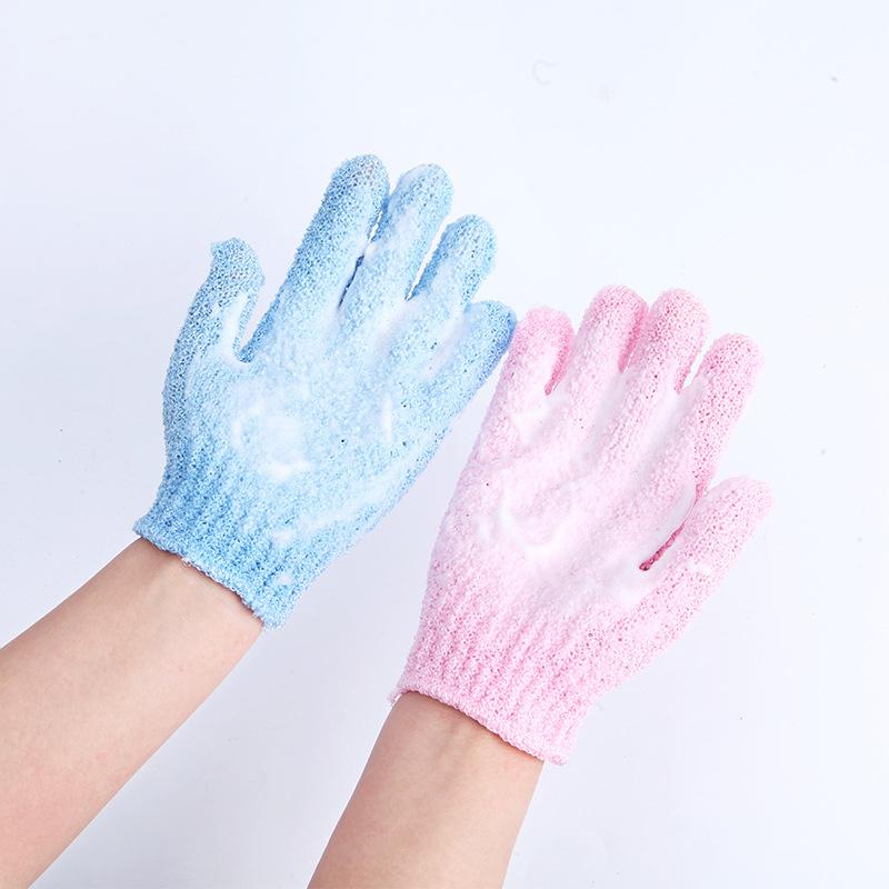 1Pcs Bath Gloves Household Shower Towel Scrub Body Wash Children Home Supply Elastic Wipe Back Bathing Cleaning Gloves Supplies