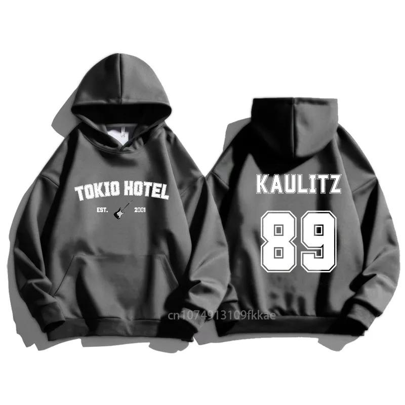 Tokio Hotel Unisex Cotton Hoodie Kaulitz Fashion Fleece Luxury Hooded Sweatshirt Plain Winter Autumn Print Men Women Pullover