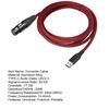 USB Male to Adapter Cable Easy XLR Female to Use Universal Mic Link
