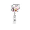 Id Card Holder Compact Nurse Badge Holder Acrylic Badge Holder Stylish Badge Clip For Hospital Office Workers Doctors