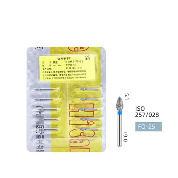 Polering Burs Høyhastighets tannhåndstykke Diamond Bur Tip