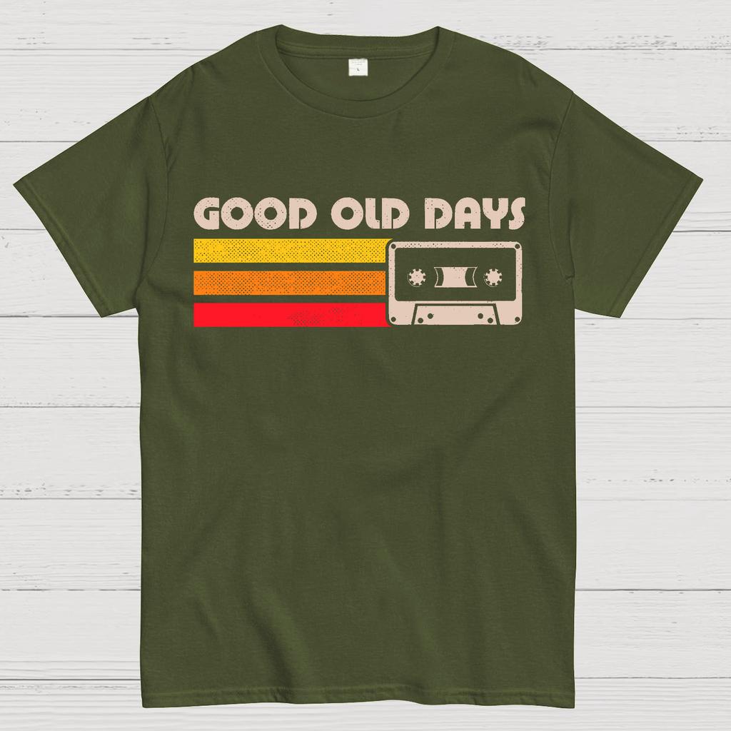 Old Days Vintage Cotton Summer Casual Cool Loose T-Shirt