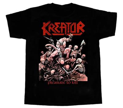 Kreator Band PLEASURE TO KILL Tee Cotton Shirt For Men Women SU045 Unisex T-Shirt