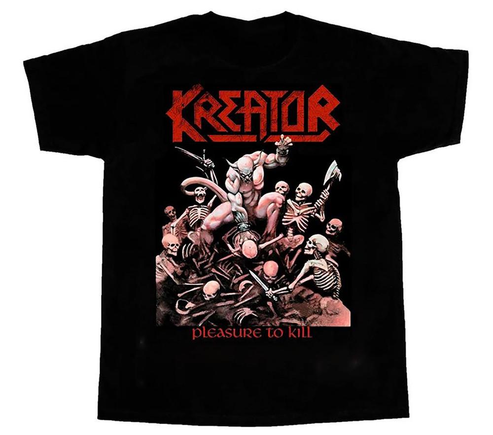 Kreator Band PLEASURE TO KILL Tee Cotton Shirt For Men Women SU045 Unisex T-Shirt M