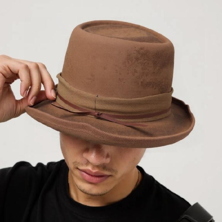 Unisex Wool Top Hat Masquerades Party Fedoras Hat RolePlaying Dress Up Costume Hat