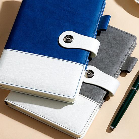 A5 Executive Notebook Thick Paper Notebook with Faux Leather Cover 192 Pages Personal Diary Notepad for Business Meetings