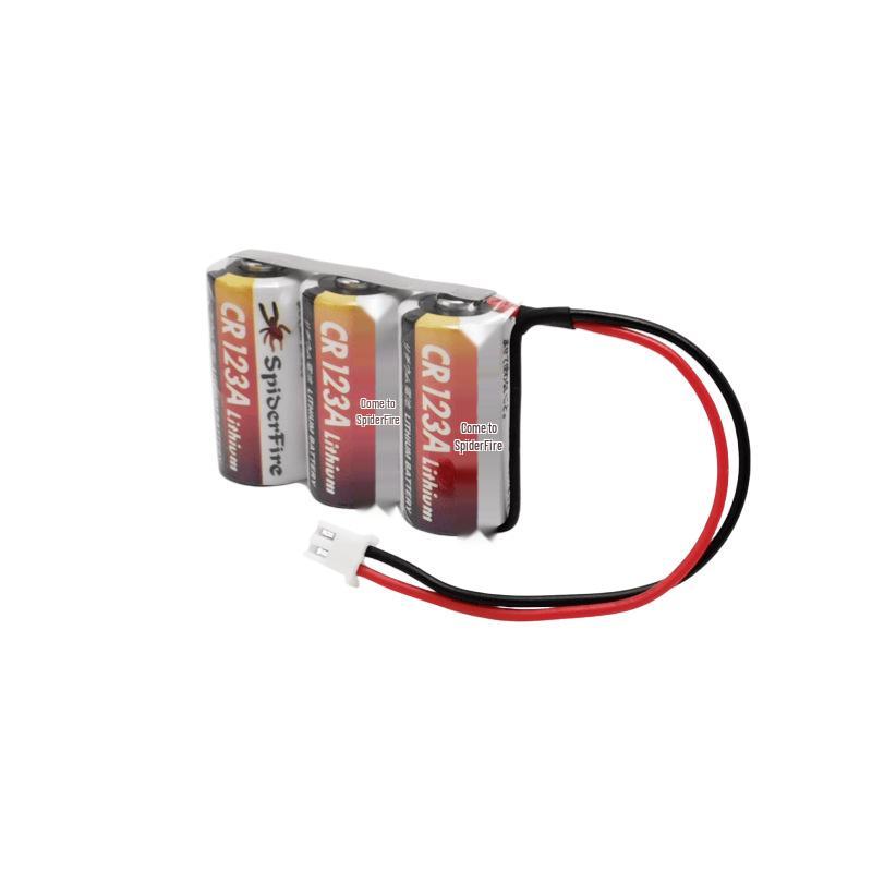 CR123A 3V 1500mAh Lithium Battery for Film Cameras, 16340 Devices, Fire Extinguisher Patrol Sticks, and Security Door Magnets