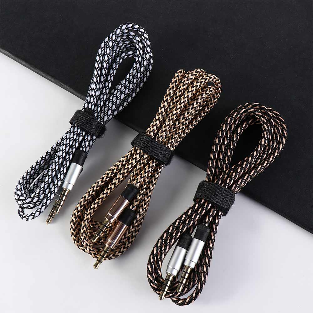Line Speaker Wire Car AUX Cable Audio Adapter Cord Headphone Extension Cord 3.5mm Audio Cable