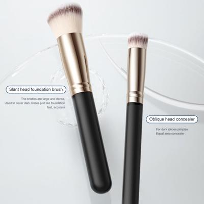 Facial Contouring Makeup Artificial Fiber Bristle Brush Practical Contour Blush Foundation Beauty