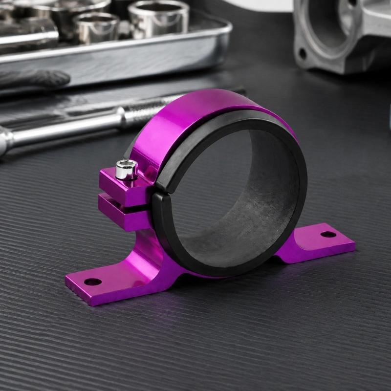 Kraftstoffpumpen-Klemme, Aluminium-Kraftstoffpumpen-Montagehalterung 60mm Einzelpumpenhalterung für Autoreparatur, kundenspezifische Installation und Serviceprojekte