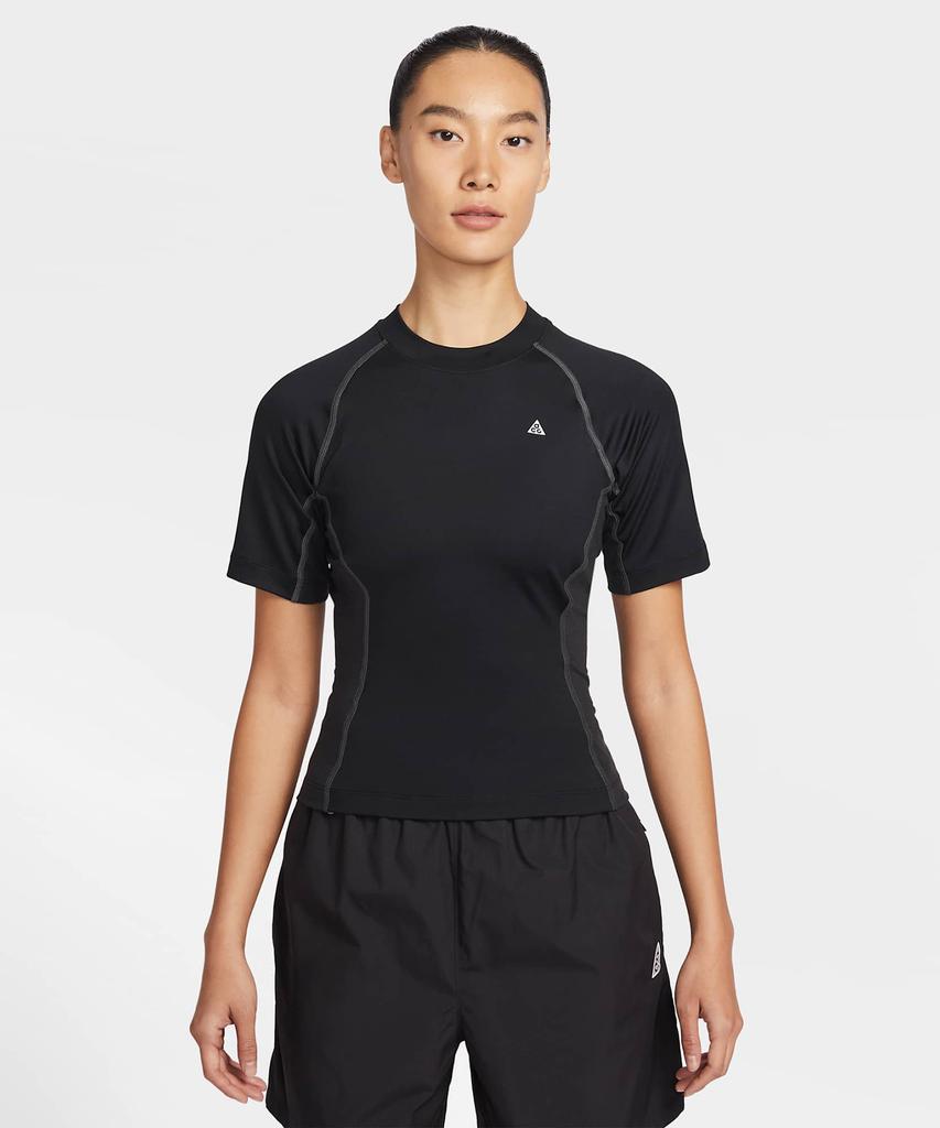 Nike Acg Wild Sea Dry Fit Short Sleeve Base Layer Top W - Black:Anthracite:Summit White / Io1461-010