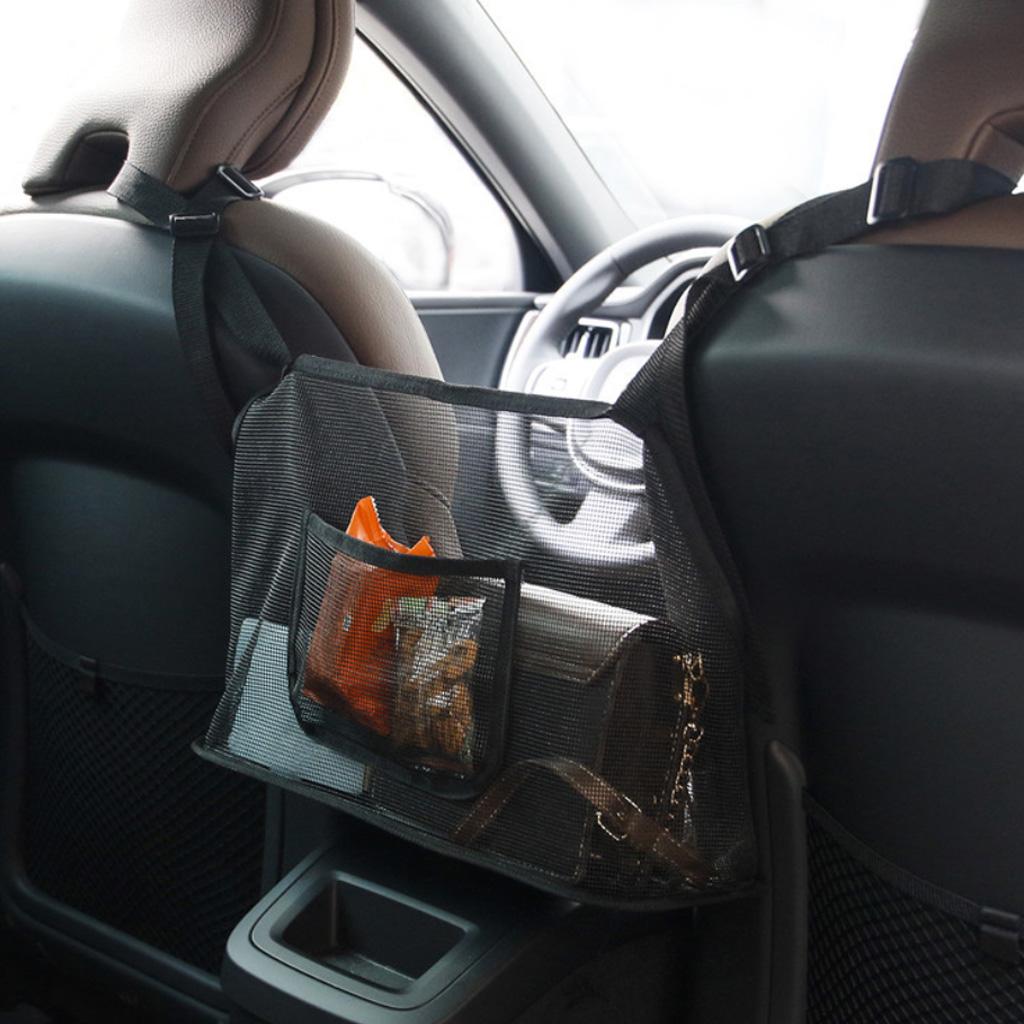 Car Interior Trunk Seat Crevice Organizer Storage Bag Pocket Cage Pocket Holder