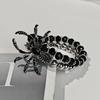 Bracciale con Perline Ragno Nero Gotico per Donne Uomini Ragnatela Unica Charms Gioielli Fatti a Mano Regali di Amicizia Accessori