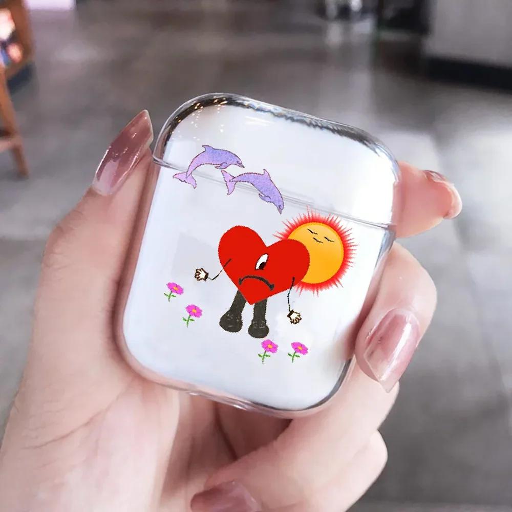 Yo Perreo Sola Bad Bunny Maluma Clear Earphone Case for Airpods Pro 3 Bluetooth Charging Box for Airpod 4 3 2 1 Protective Cover