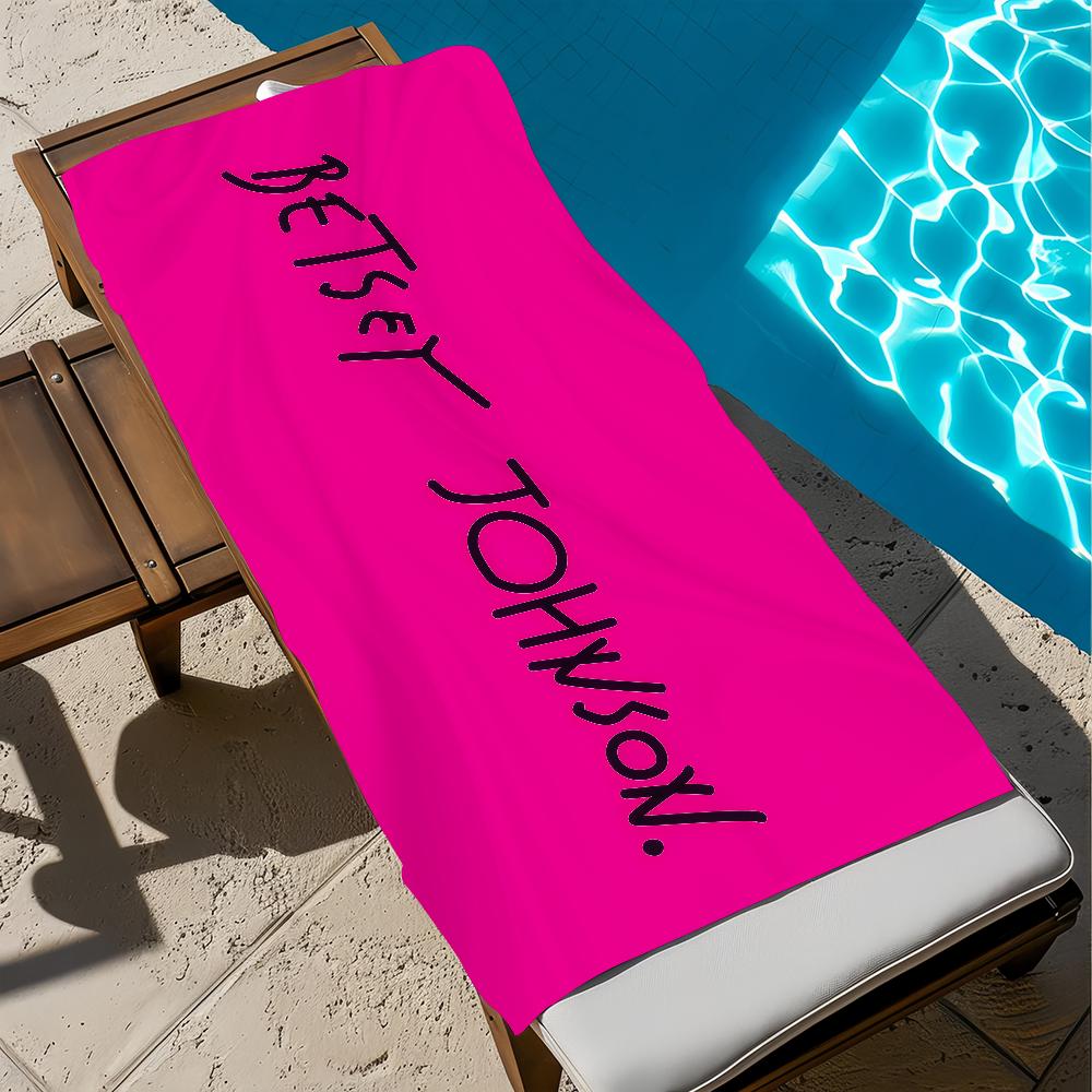 

fashion art flower vintage pop b-betsey J-Johnson Beach Towel Quick Dry Soft Pool Towels Gift Travel Gym Shower Camping sports W30*H60(CM)
