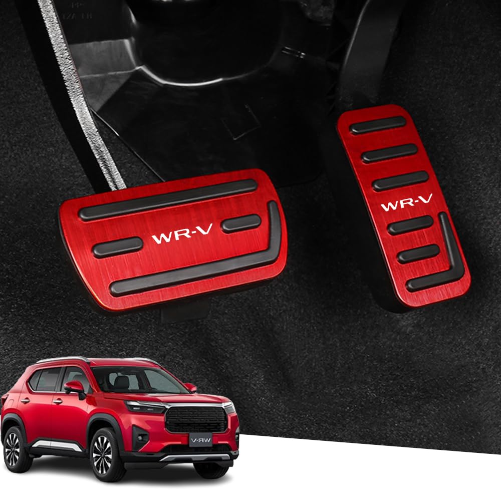 

Hearsheng Aluminum Alloy Foot Cover for Honda WR-V/WRV (March 2023 and up), Interior Custom красный