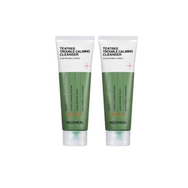 Mediheal Teatree Trouble beruhigender Reinigungsschaum 120ml 1 Stück 2 Stück Cleansing Foam 120ml  2pcs