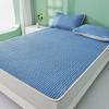 Latex Summer Mat Kit Cooling Feel Bed Pad and Pillowcase Cold Sleeping Bed Mat for Summer Breathable Folding Cool Mat