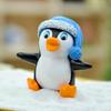 Creative Resin Skiing Penguin Desktop Ornament for Home or Car Decoration