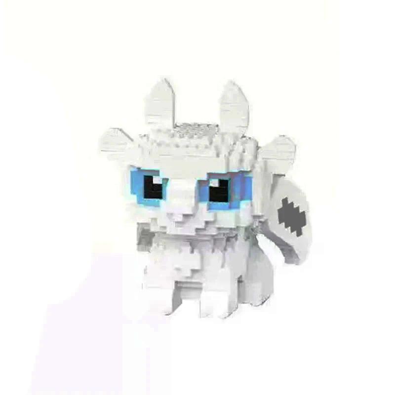 Customized Cartoon Dragon Micro Building Blocks Animals Model Action Figures Brick Toys Halloween GiftsFor Kids Children