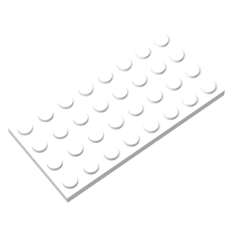 50pcs DIY Building Blocks Thin Figures Bricks 4x8 Dots 12Color Educational Creative Compatible With Brand Toys for Children 3035