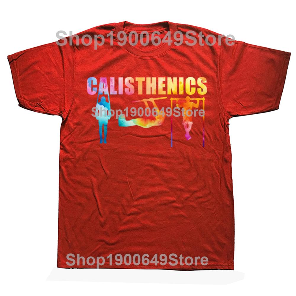 Funny Calisthenics Graphic Tshirts Men Womens Fashion Casual Tshirt 100 Cotton Loose Oversized Bodybuilding T Shirt Summer S