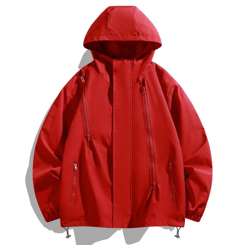 Mens Lightweight Windproof Waterproof Cycling Jacket Hooded Breathable Outdoor Sport Windbreaker